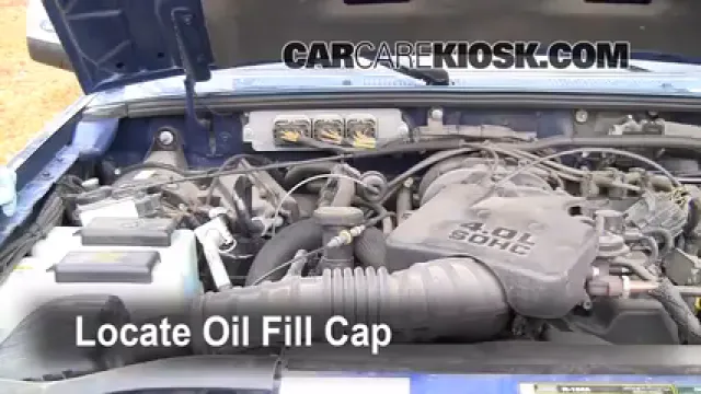 2007 Ford Ranger FX4 4.0L V6 (4 Door) Aceite Agregar aceite